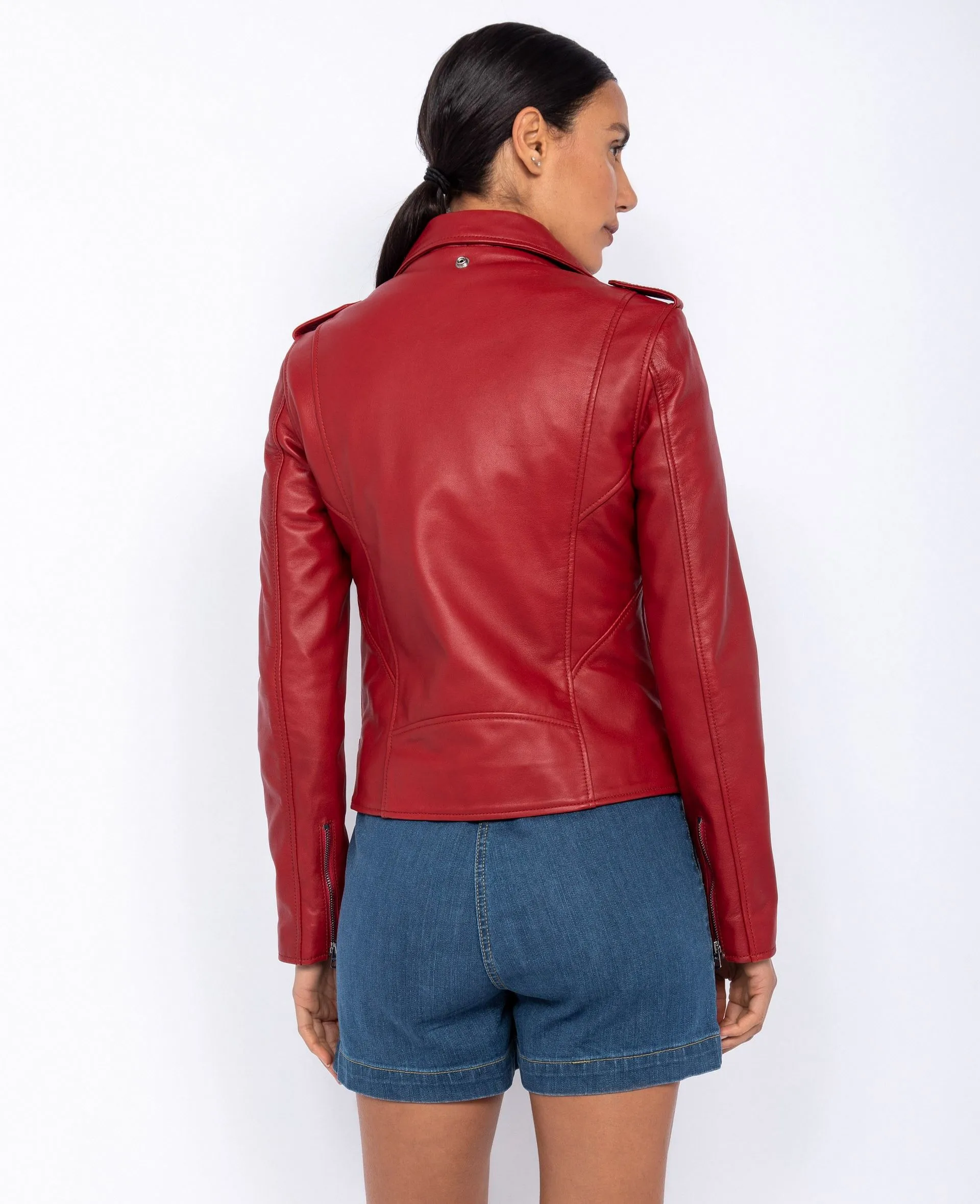 Blouson Perfecto®, cuir d'agneau