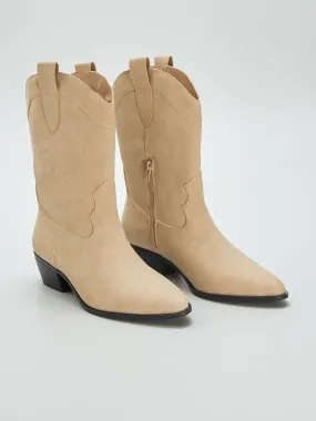 Boots style western - Beige