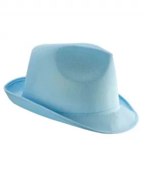 Chapeau léger - coloris bleu clair  - adulte - C2078 - taille unique - idéal pour soirées disco bals costumés 