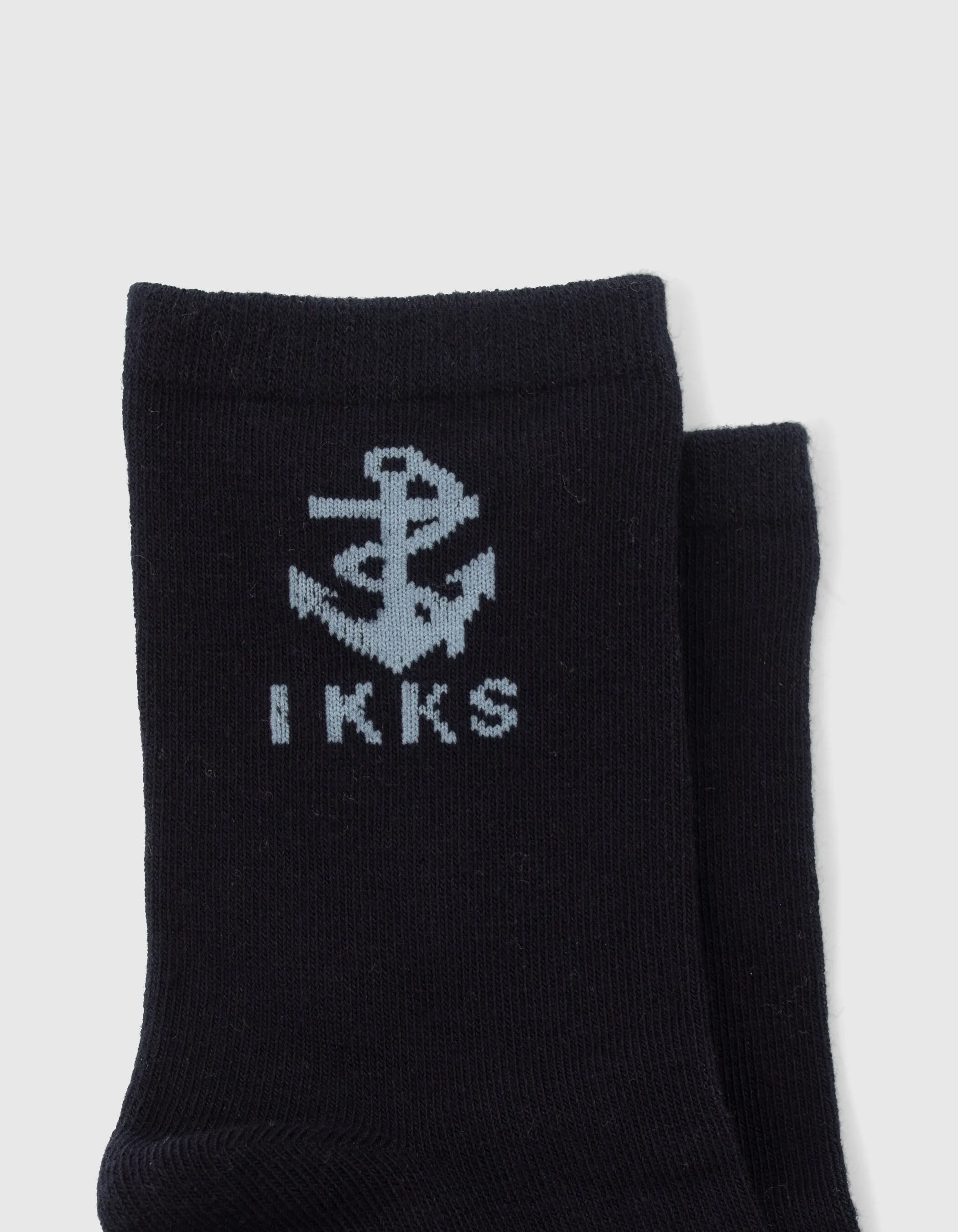 Chaussettes marine, blanches, bleues