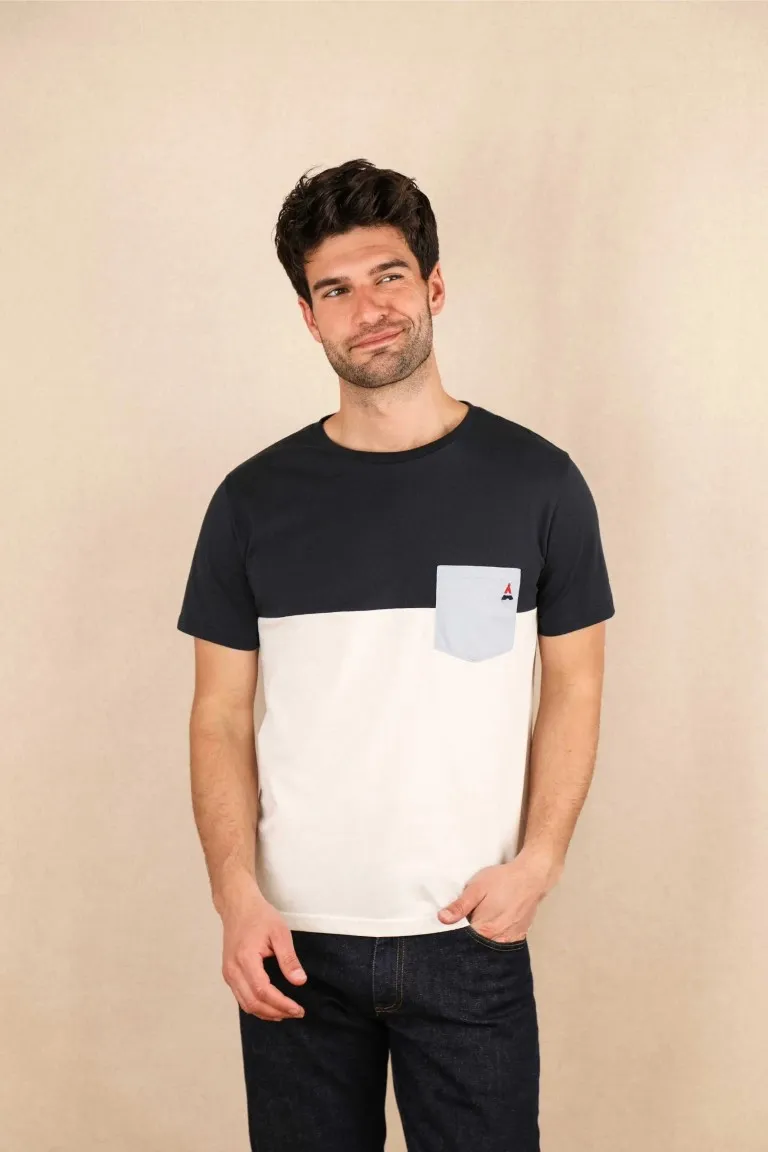 Cyriac - T-shirt en coton bio - Saint James - Monsieur Basil