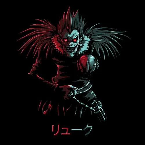 Hommage à ryuk - t-shirt en coton bio - fanart de death note