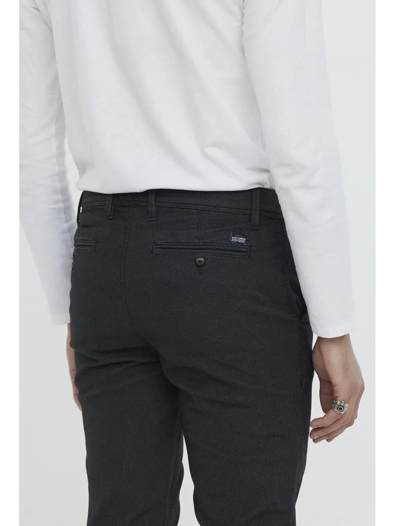 Lee Cooper - Pantalon coton chino straight GALANT - gris anthracite