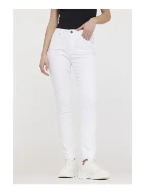 Lee Cooper - Pantalon coton slim JANA - Blanc