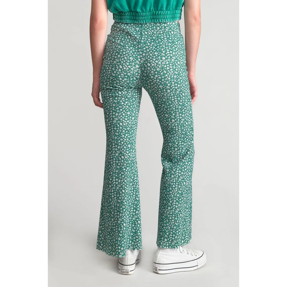 Pantalon bootcut JAYAGI vert | 3 Suisses