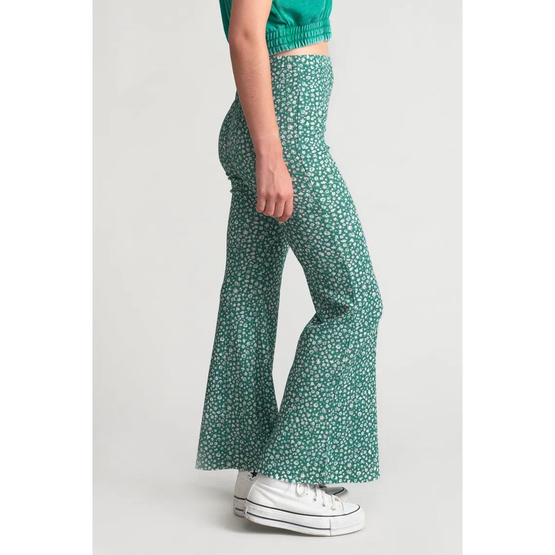 Pantalon bootcut JAYAGI vert | 3 Suisses