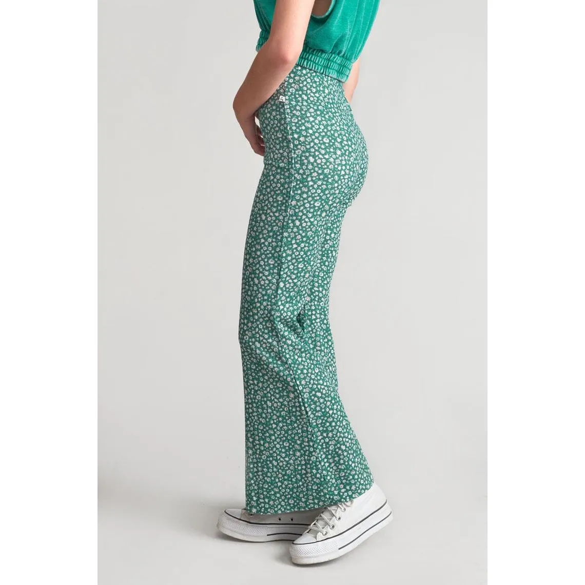 Pantalon bootcut JAYAGI vert | 3 Suisses