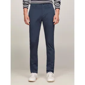 Pantalon chino bleecker print bleu homme - Tommy Hilfiger | wimod