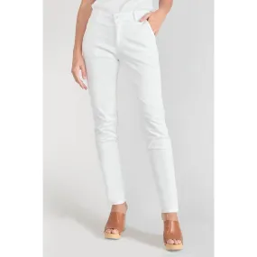 Pantalon chino Dyli3 blanc en coton | 3 Suisses