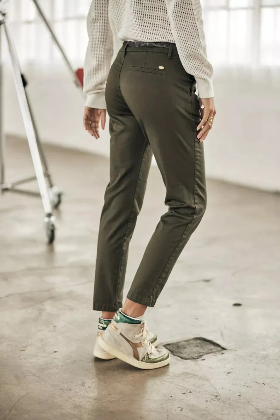 Pantalon chino Femme, Forest night Claudia Felicita Freeman T.Porter