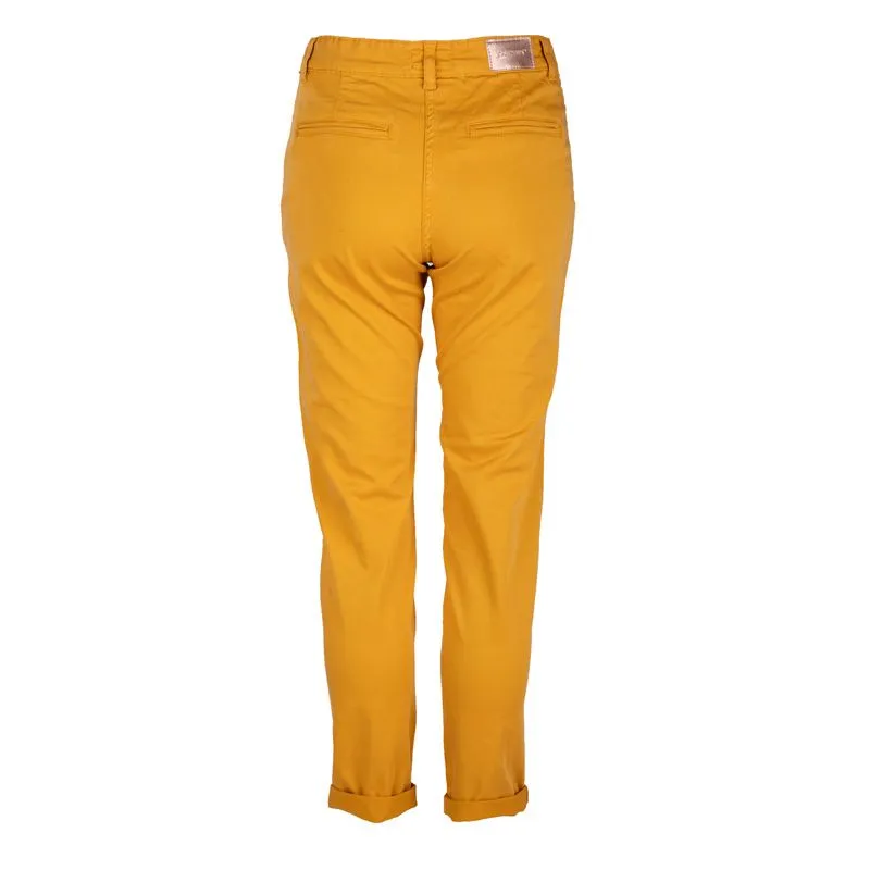 Pantalon chino moutarde Femme JOSEPH 'IN à prix dégriffé ! | 