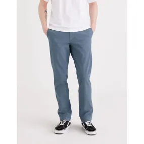 Pantalon chino slim Alpha bleu en coton | 3 Suisses