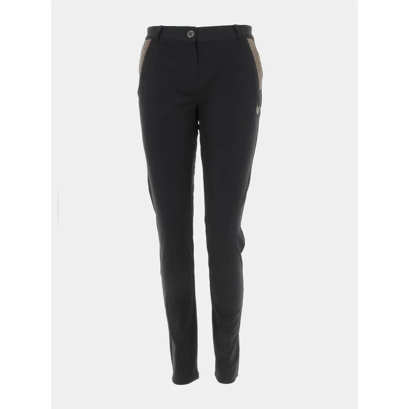 Pantalon chino slim co blend maron femme - Tommy Hilfiger | wimod