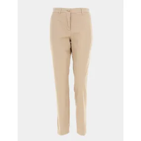 Pantalon chino slim co blend maron femme - Tommy Hilfiger | wimod