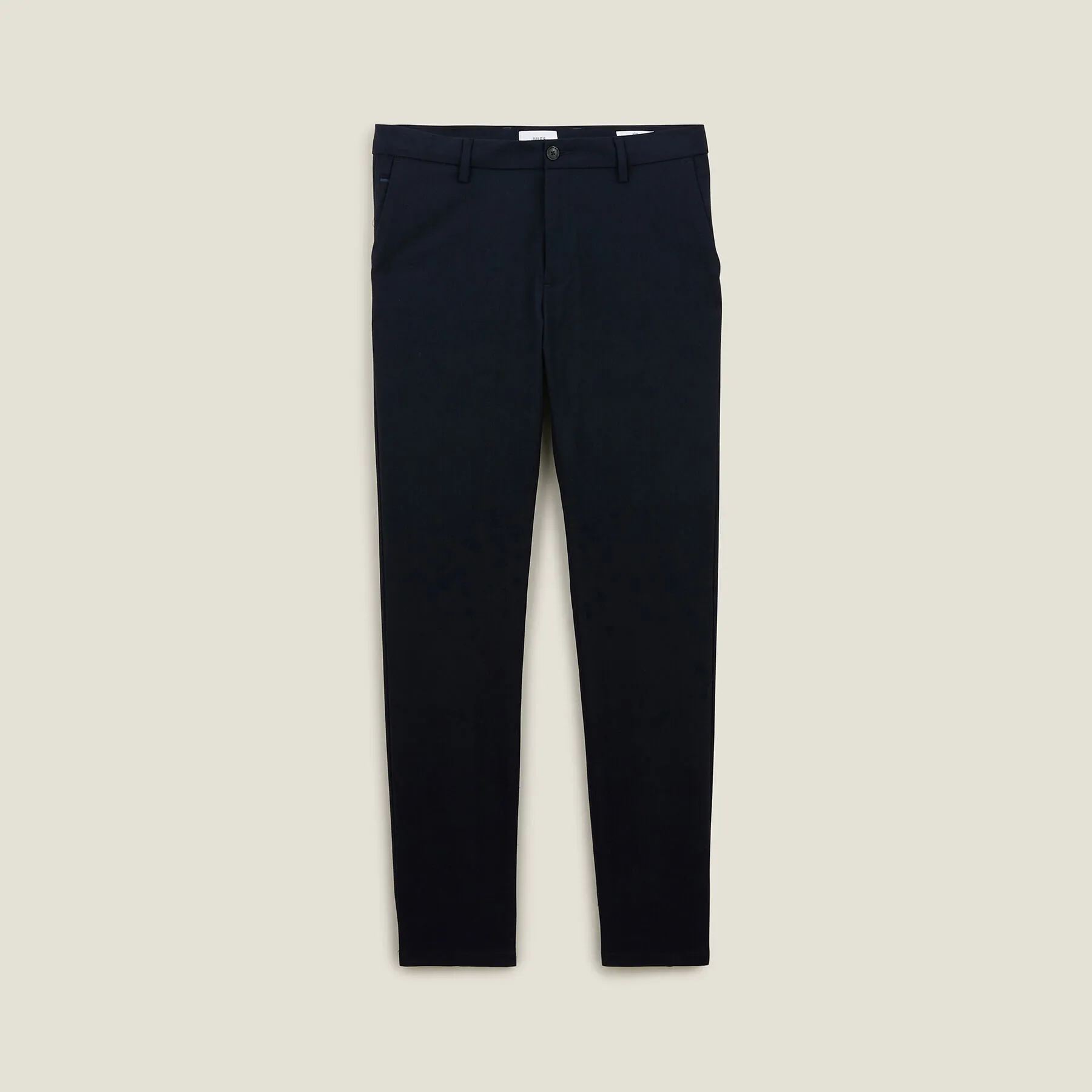 Pantalon chino slim en twill bi-ton Bleu | Jules