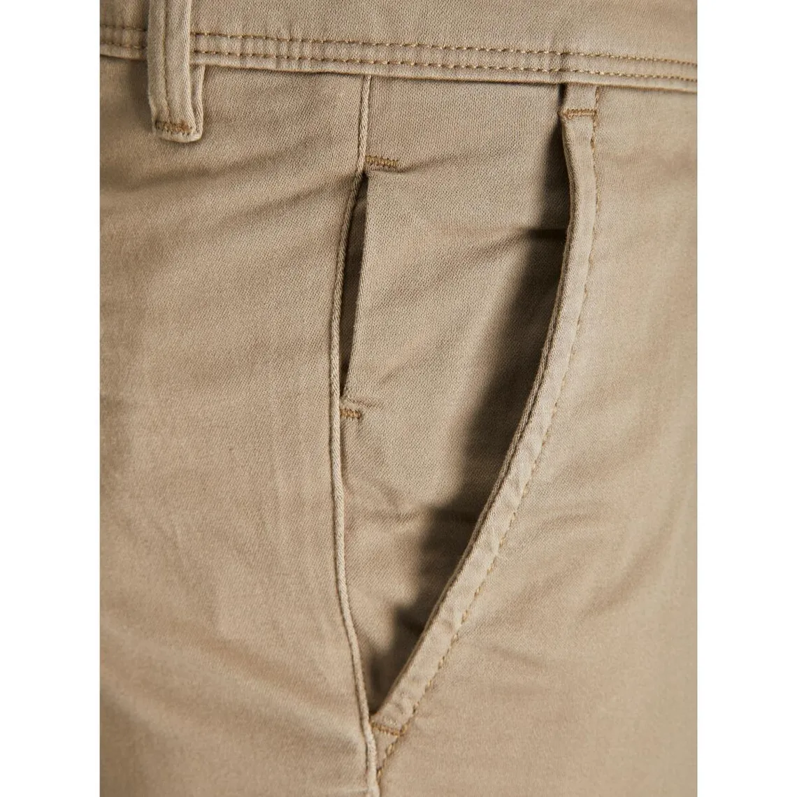 Pantalon chino Slim Fit Beige en coton Jack | 3 Suisses