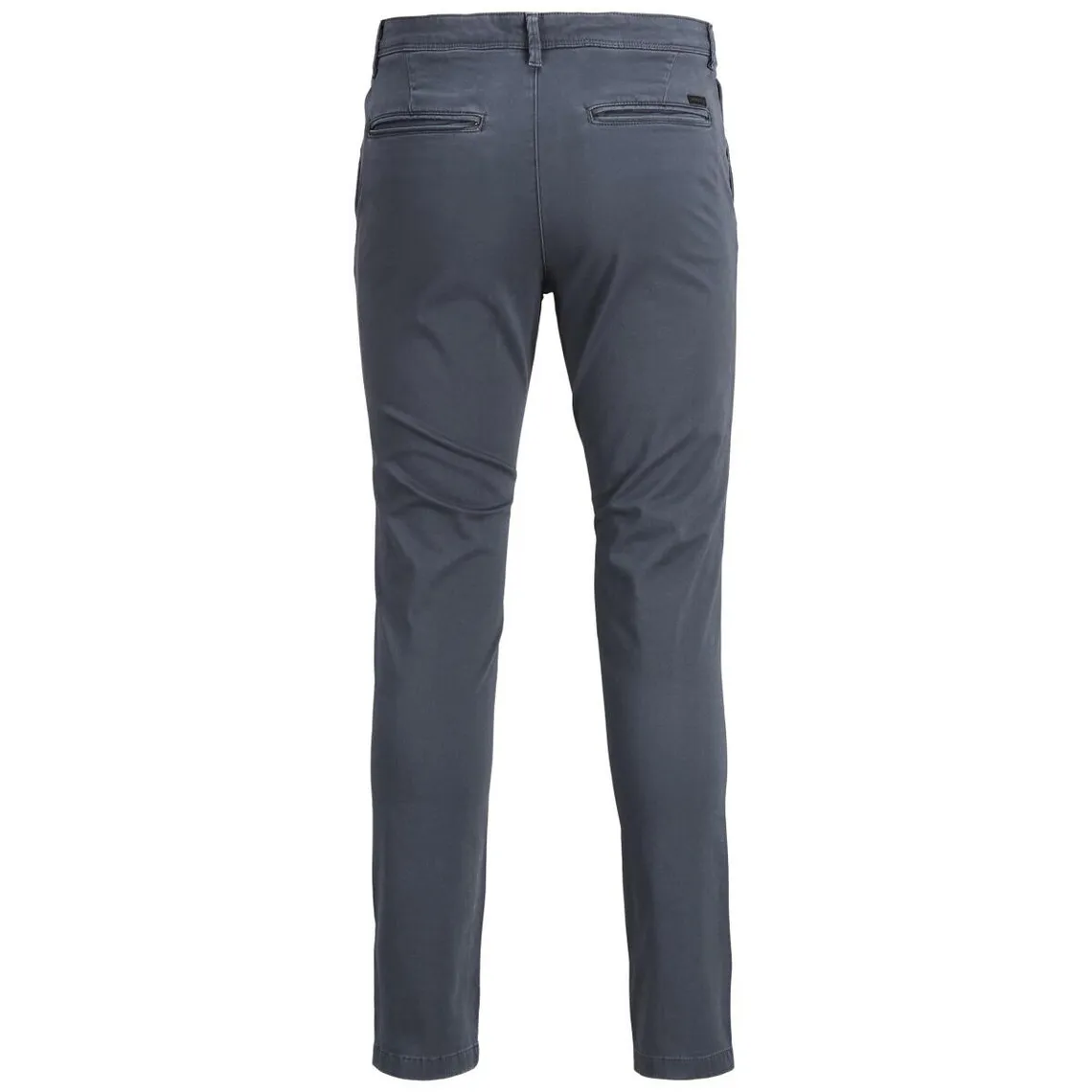 Pantalon chino Slim Fit Gris Foncé bleu en coton | 3 Suisses