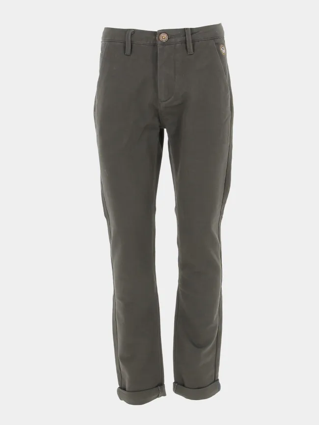 Pantalon chino slim josh gris homme - Benson & Cherry | wimod