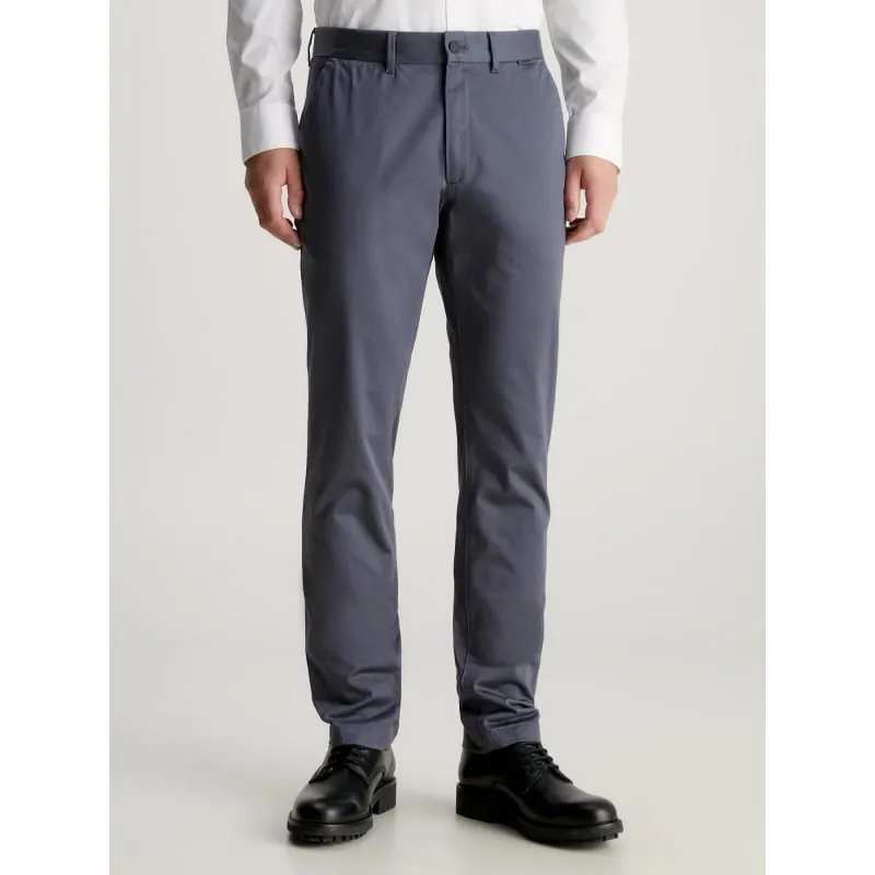 Pantalon chino slim josh gris homme - Benson & Cherry | wimod