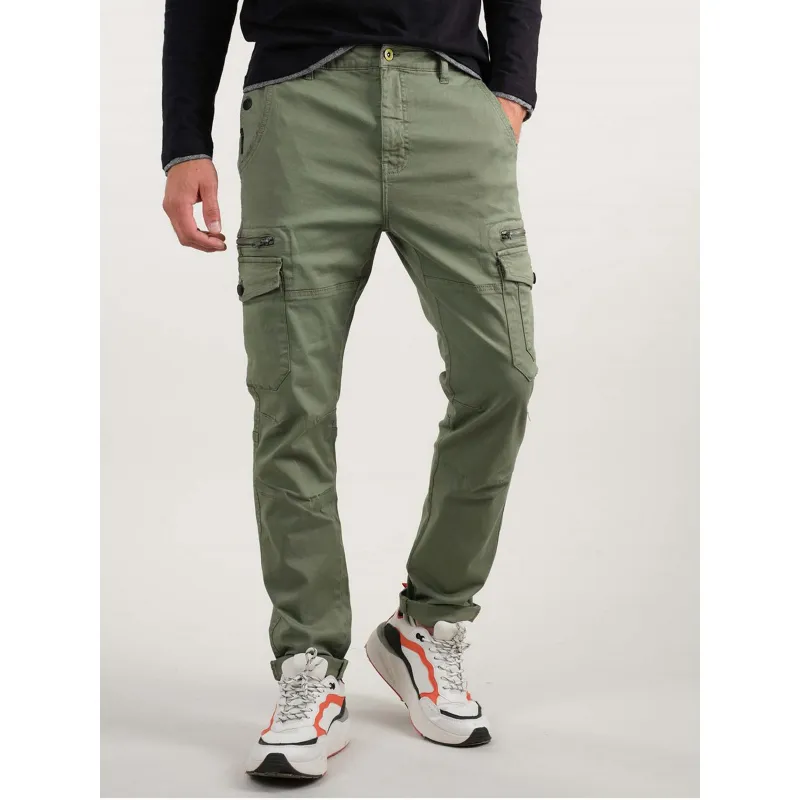 Pantalon chino slim josh gris homme - Benson & Cherry | wimod