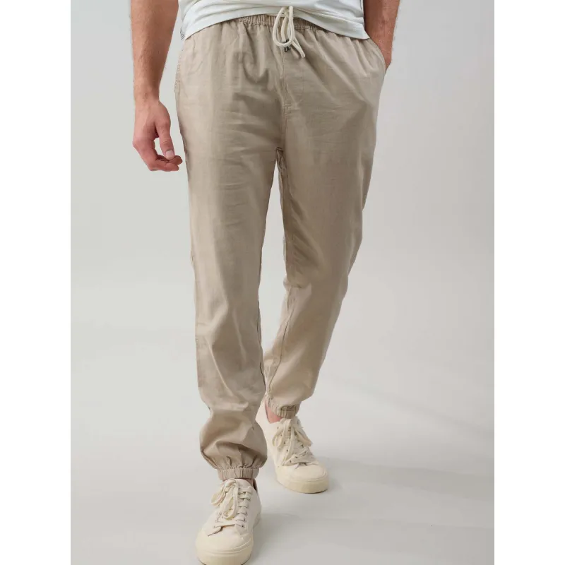 Pantalon chino slim josh gris homme - Benson & Cherry | wimod