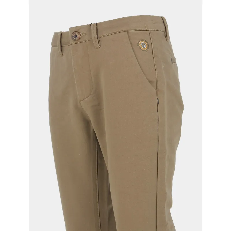 Pantalon chino slim josh kaki homme - Benson & Cherry | wimod