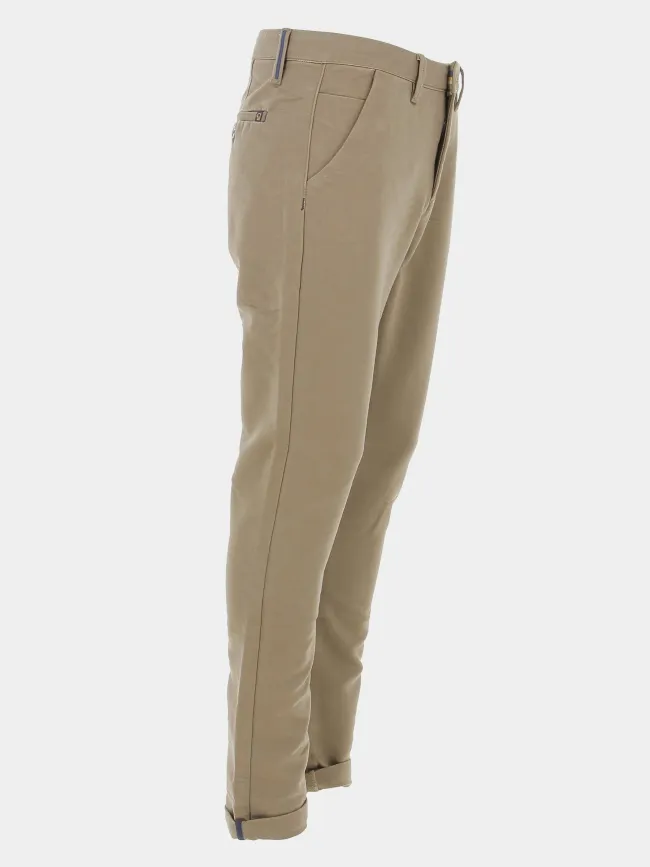 Pantalon chino slim josh kaki homme - Benson & Cherry | wimod