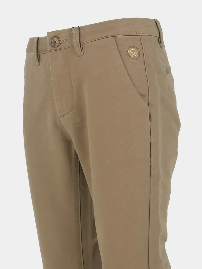 Pantalon chino slim josh kaki homme - Benson & Cherry | wimod