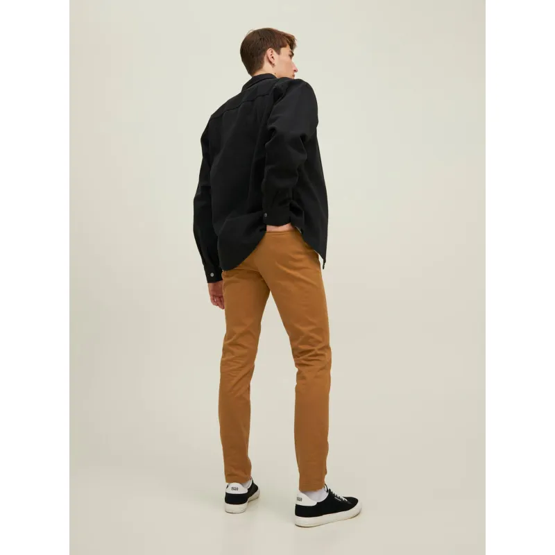 Pantalon chino slim marco bowie marron homme - Jack & Jones | wimod