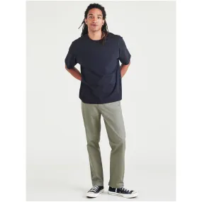 Pantalon chino slim Original vert en coton | 3 Suisses