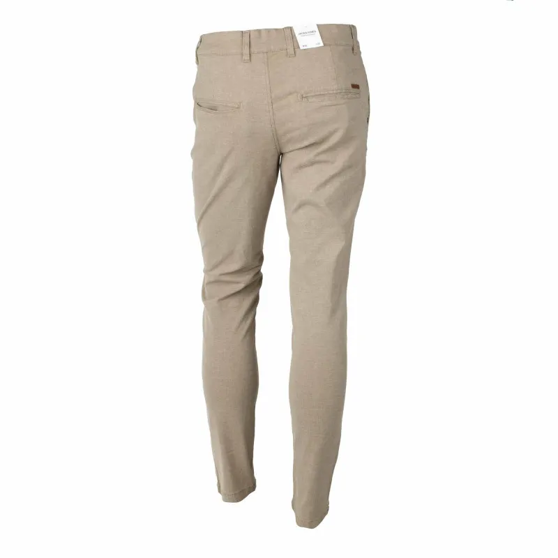 Pantalon chino slim poches cordon de serrage Homme JACK & JONES à 