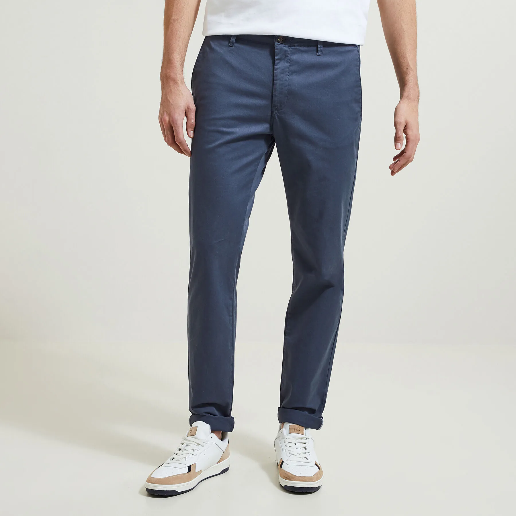 Pantalon chino slim "le parfait by JULES" Bleu | Jules