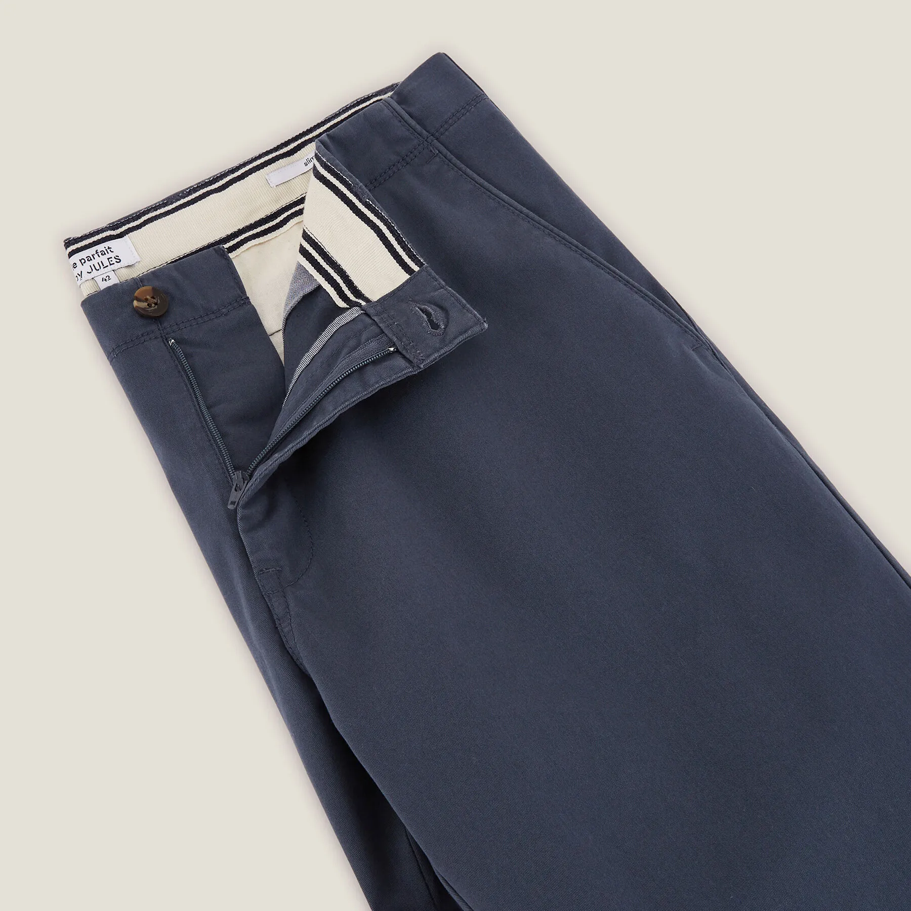 Pantalon chino slim "le parfait by JULES" Bleu | Jules