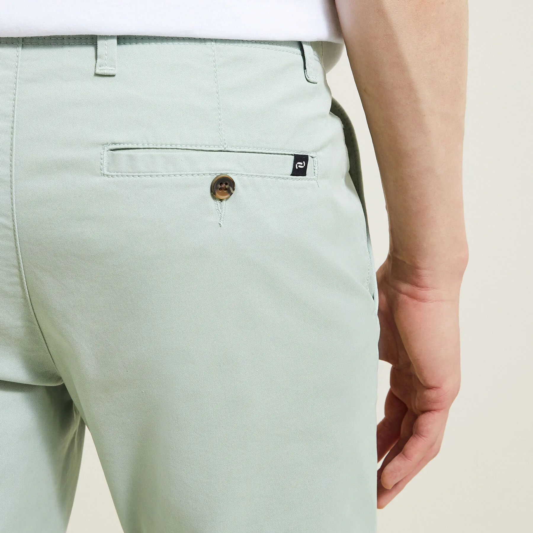 Pantalon chino slim "le parfait by JULES" Kaki Moyen | Jules