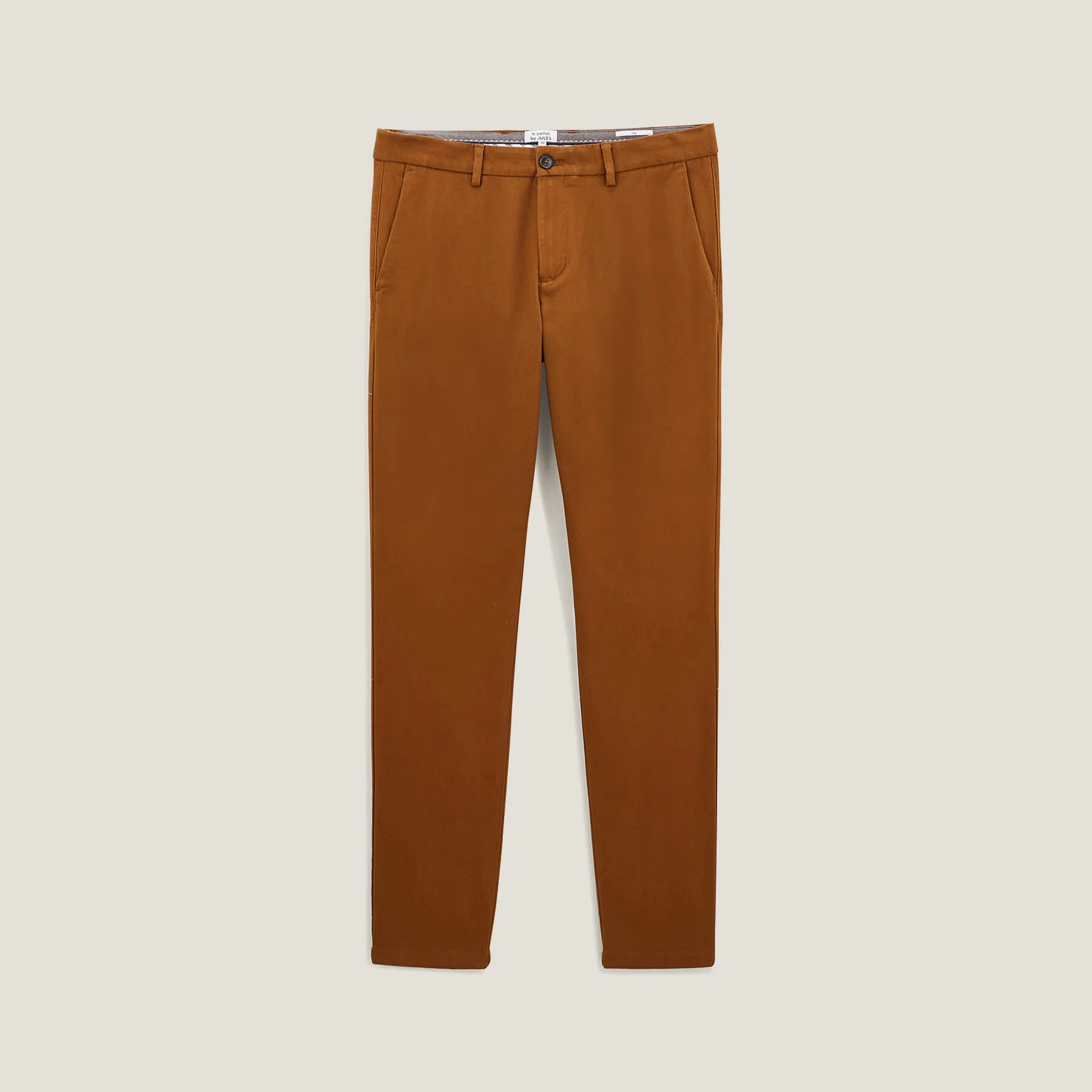 Pantalon chino slim urbain "le parfait by JULES" Camel | Jules