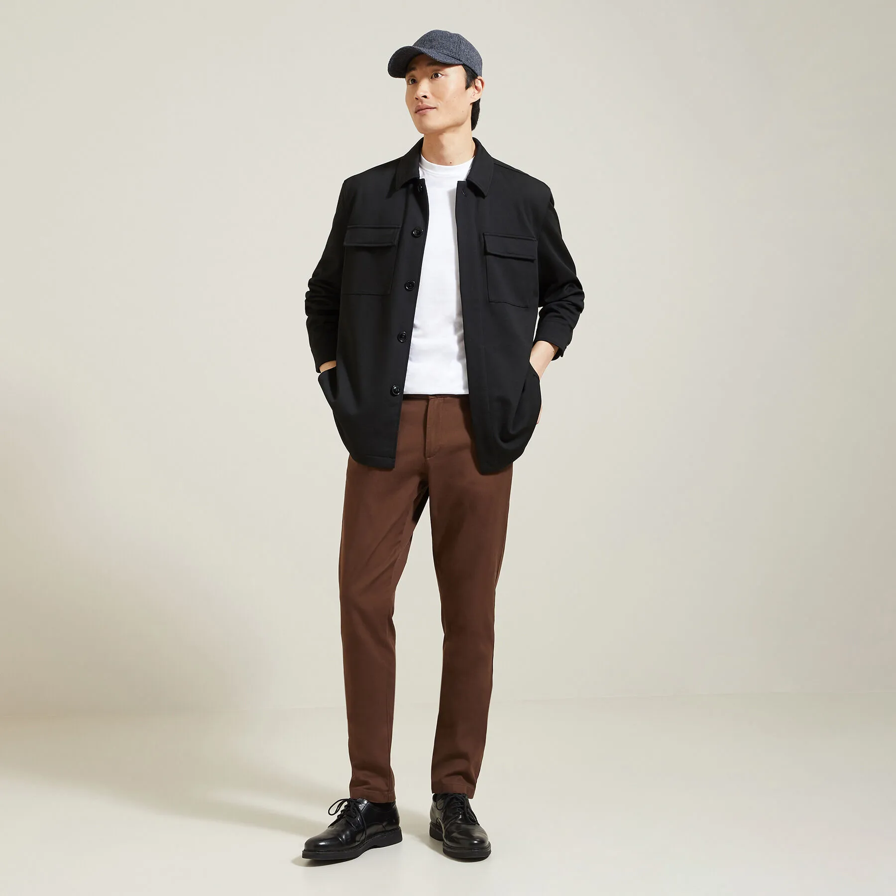 Pantalon chino slim urbain "le parfait by JULES" Marron | Jules