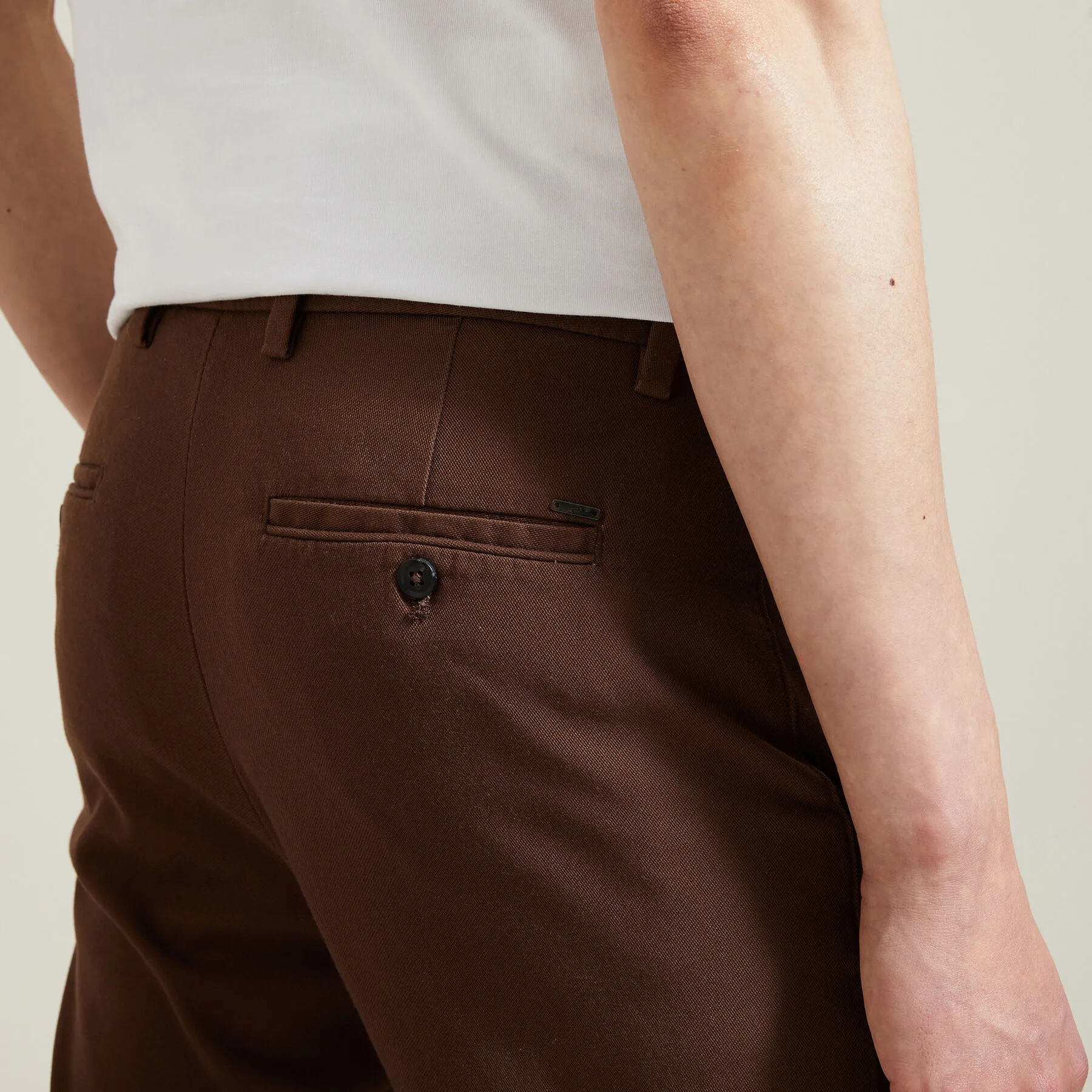 Pantalon chino slim urbain "le parfait by JULES" Marron | Jules