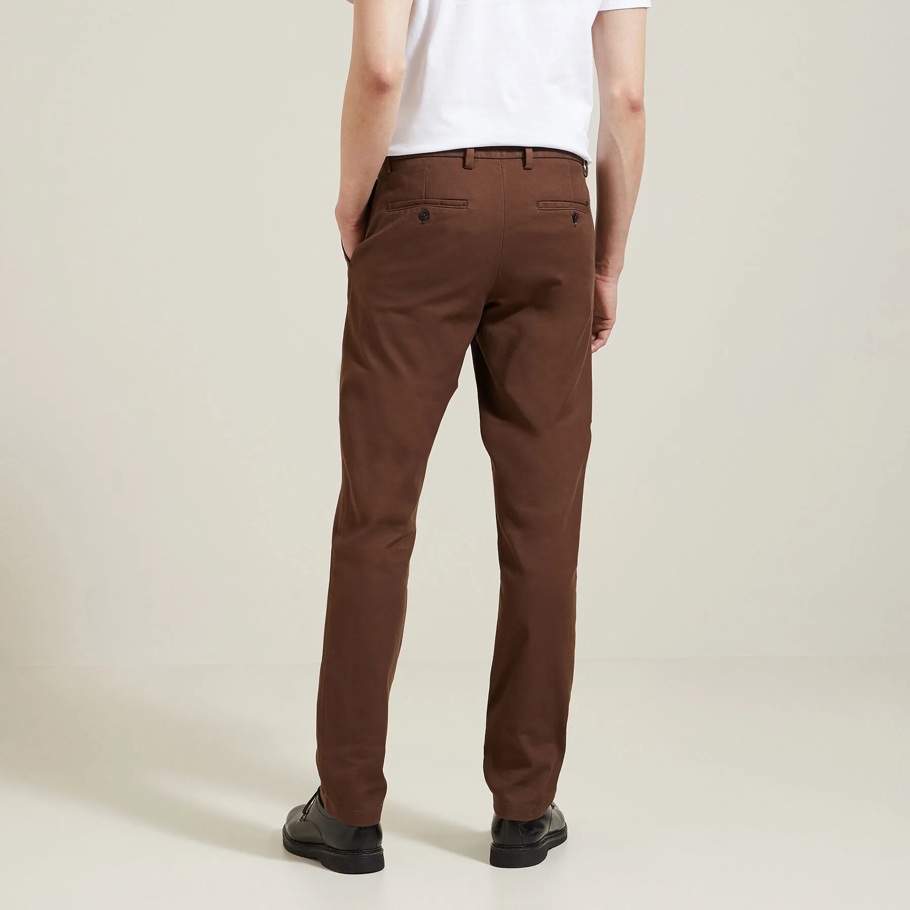 Pantalon chino slim urbain "le parfait by JULES" Marron | Jules