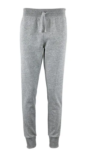 Pantalon jogging femme coupe slim - 02085 - gris chiné 