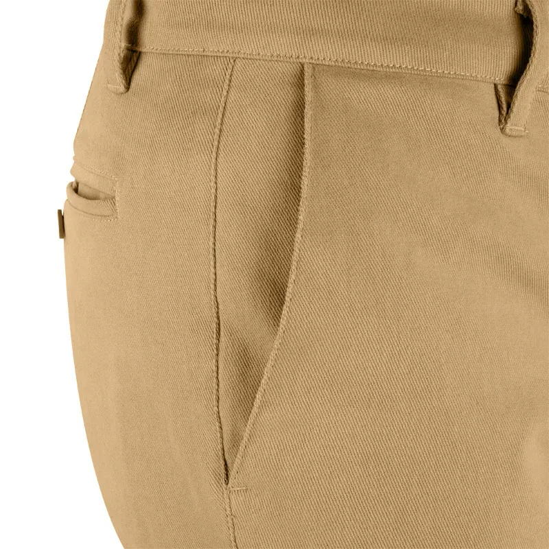 Pantalon Segura Skiff beige, chino moto stretch homme