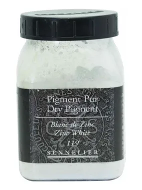 Pigment pour création de peinture - pot 110 g - Blanc de Zinc - N/A