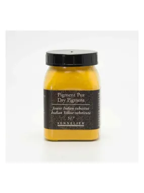 Pigment pour création de peinture - pot 90 g - Jaune indien substitut - N/A