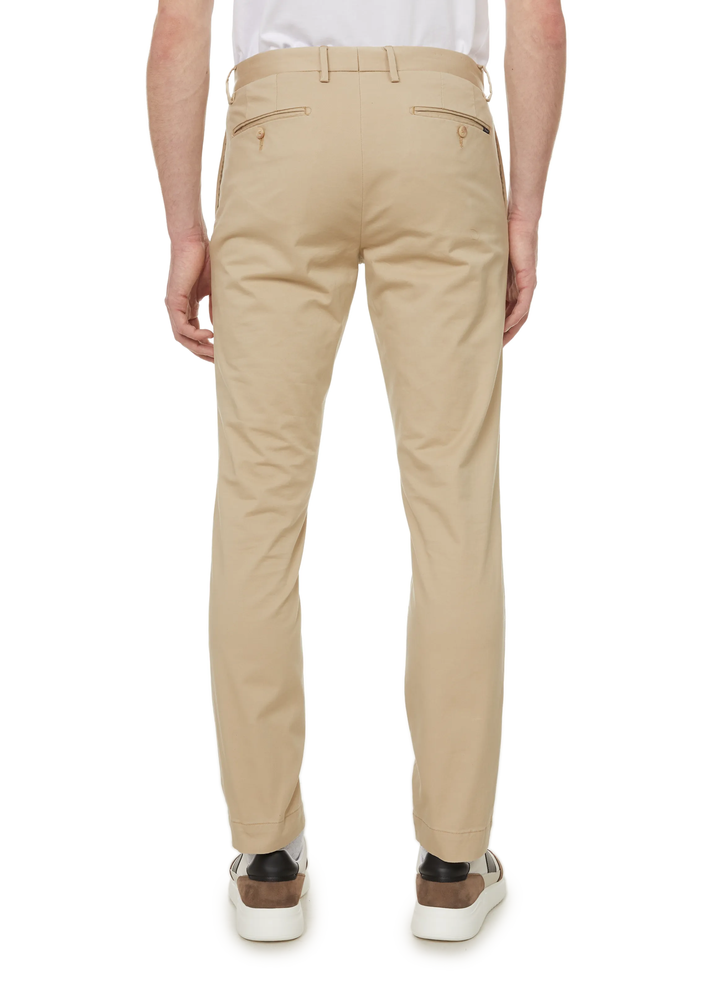 POLO RALPH LAUREN  Pantalon chino slim en coton stretch - Beige