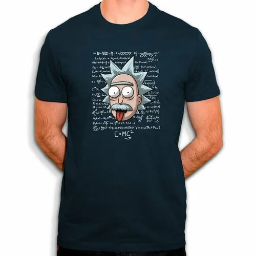 Rick einstein - t-shirt en coton bio - parodie e=mc2