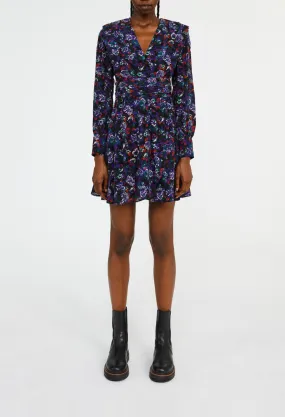 Robe à épaulettes soie | Claudie FR