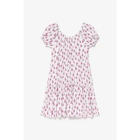 Robe evasée, patineuse KYLAGI rose en viscose | 3 Suisses