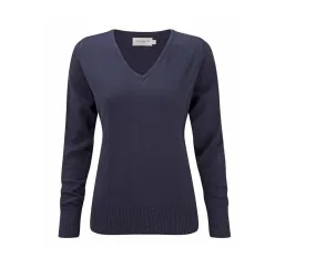 Russell Collection JZ10F - Sweat-Shirt Femme Col V