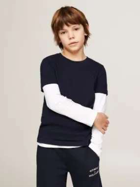 T-shirt en coton bio Essential | Bleu | Tommy Hilfiger