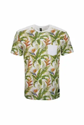 T-shirt imprimé tropical Homme