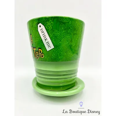 Tasse Chapelier Fou Mad Hatter Alice au pays des Merveilles Disney Parks 2017 mug Disneyland Wonderland Tea chapeau vert